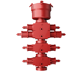 13 5/8-15000PSI<br>高抗硫防喷器组<br>（2FZ35-105闸板防喷器、FH35-70/105环形防喷器）
